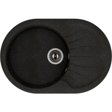 Dr.gans kitchen washing “Berta-760”, 760x510 mm, black color