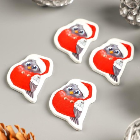 A set of buttons for creativity tree "Bullfigure in the cap" set of 15 pcs 3.3x2.8 cm