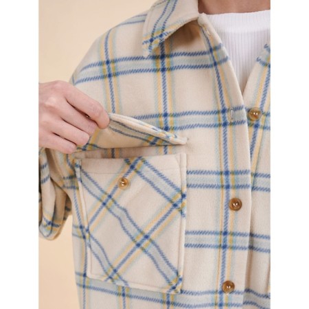 Women's jacket, size l, cream color-4