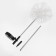 Garden lamp on the sunny battery "Block", 70 cm, 1 LED, glow white