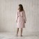 Tao robe, size m, gray-pink color