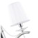 Wall lamp Nifty 1xe14 40w, size 27x15.5x37 cm, chromium color