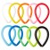 Twisting ball 260, standard, pastel, set 100 pcs., Mix