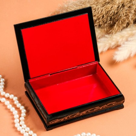 Casket "Chamomile", 10 × 14 cm, lacquer miniature-1