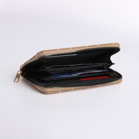 Women's wallet with lightning, beige color-3