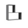 GN-1 gyra shelf 700x250x700 graphite gray