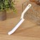Brush for cleaning narrow places of the share, 23 × 2 cm, white color