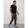 Cargo jeans men, size 44-46, brown color