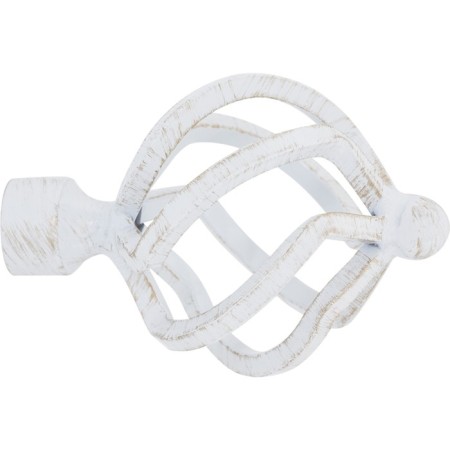 Top "Forged ball", d = 20 cm, color white gold