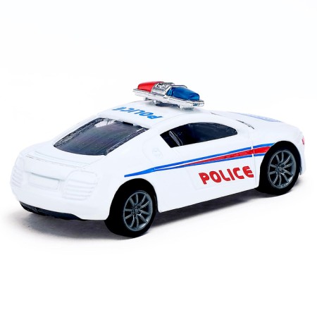 Metal “Police” machine, 1:50 scale, inertia, mix-2