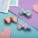 Hair clip "bow" strip, 4 cm, mix