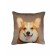 Decorative pillow "Corgi dog", size 40x40 cm
