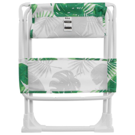 Folding stool, tropical leaves-5