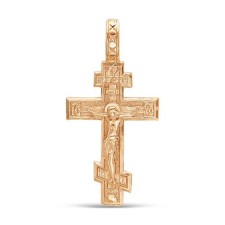 The cross is six -pointed, gilding