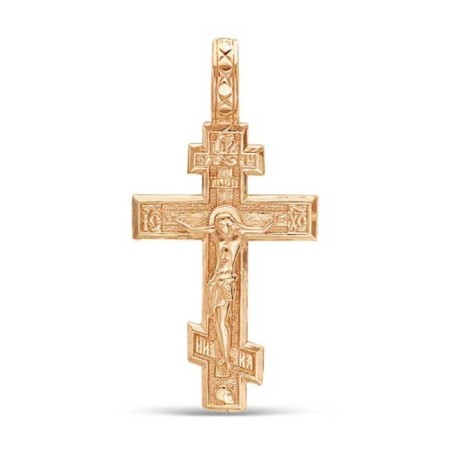 The cross is six -pointed, gilding