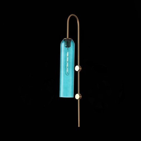 Wall lamp ST LUCE. SL1145.381.01. Callana. 1x60 watts, E27, 10x78 cm, brass color-1