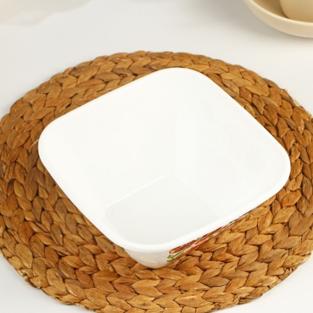 Pomegranate bowl, 2 l, 20.2 × 20.2 × 9.8 cm, white color-2