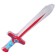 I Infective toy "Sword with a pattern", 60 cm, color mix