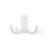 Hook furniture tundra TKD024 Light, two -rod, white