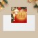 Postcard-Mini "Happy New Year!", Christmas tree toys 7 x 7 cm, New Year