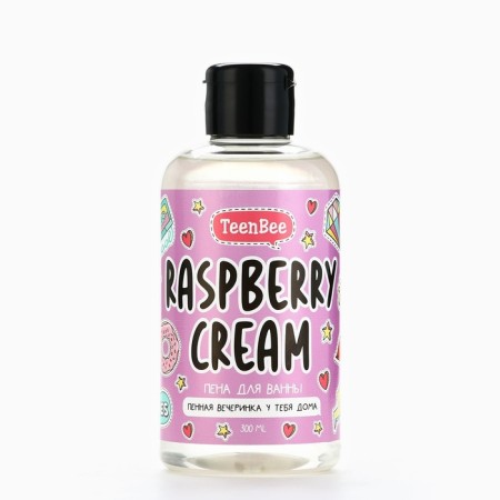 Bath foam, 300 ml, raspberry aroma, teenbee-5