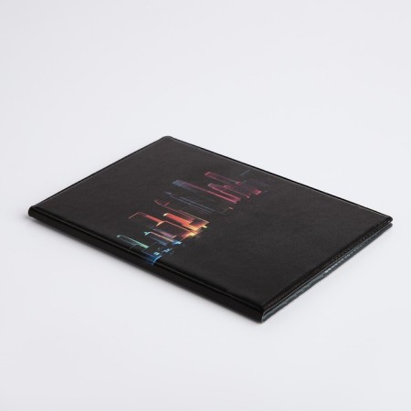 Cover for passport, black color-2