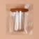 A jar for storing cosmetic accessories "Korely", 8.1 × 8.1 × 10.2 cm, the color is transparent
