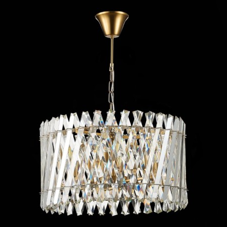 Suspension lamp ST LUCE. SL1170.303.06. Fabio. 6x40 watts, E14, 50x50x29 cm, brass color-4