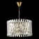 Suspension lamp ST LUCE. SL1170.303.06. Fabio. 6x40 watts, E14, 50x50x29 cm, brass color