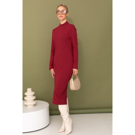 Women's dress, size 54, red color-1