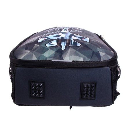 School backpack 38 x 30 x 16 cm, ergonomic back, stavia "plane"-6