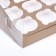 Confectionery folding box for 12 cupcakes 31x 23.5 x 10, gold