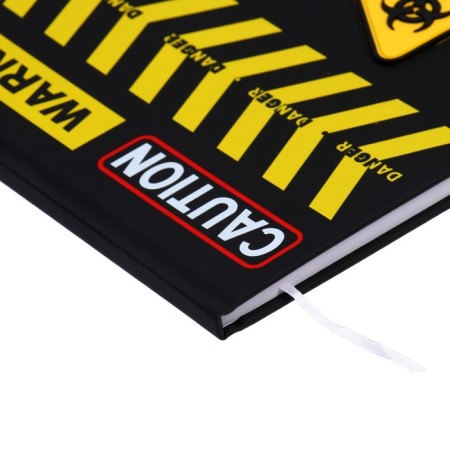 Universal diary for grade 1-11 Danger, hard cover, artificial leather, silkography, liesse, 80 g/m2-2