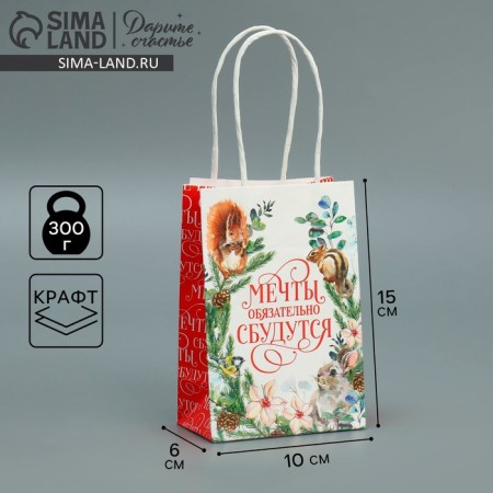 Crafts "Dreams will come true", 15 x 10 x 6 cm, New Year