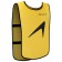 Football children's vest, river 36-40, yellow color