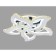 LED LED LED AMBRELLA LIGHT, ICE, FA1723, 5XLED, 105 W, 7875LUM, 3000-6400K, Color Chrome