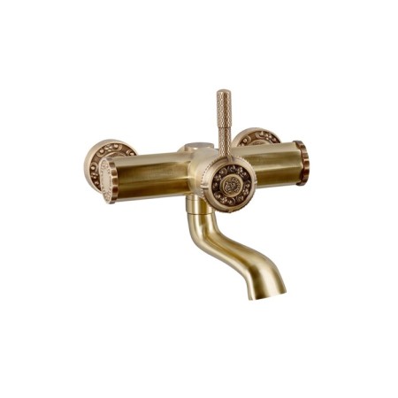 Bronze de Luxe 10112 shell mixer, wall, one -rod, brass