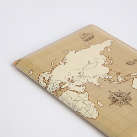 Cover for passport, beige color-5