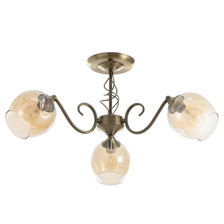 Chandelier 73184/3 E27 40W bronze 60x60x33.5 cm Bayerlux-1