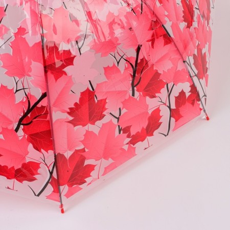 Umbrella - semi -automatic cane "leaf fall", 8 knitting needles, r = 45 cm, color mix-6