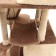 Complex for cats with a claw, collapsible, 8 -level, 77 x 90 x 163 cm, beige