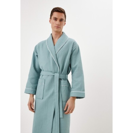 Herman's male dressing gown, size m, color menthol-1