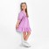 Children's dress with collar Kaftan, size 30 (98-104 cm), lilac color