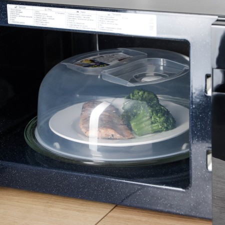 CHF for microwave, 26 cm, with a valve, transparent-5