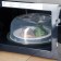 CHF for microwave, 26 cm, with a valve, transparent