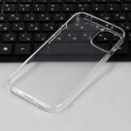 Krutoff cover, for iPhone 14, silicone, transparent-2