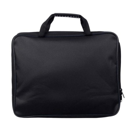 Folder with handles Textile A4, 370 x 290 x 50 mm, calligrata, 1c15 "Kingisepp", external/inner pocket, black-2