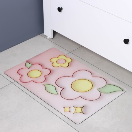 Pink Flowers Dolyana House, Diathomite, 40 × 60 cm-6