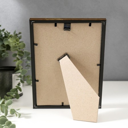 Photo frame plastic 15x21 cm 1514 gold-2
