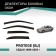 Дефлекторы окон Defly, для Mazda Protege (BJ), 1998-2003, седан
